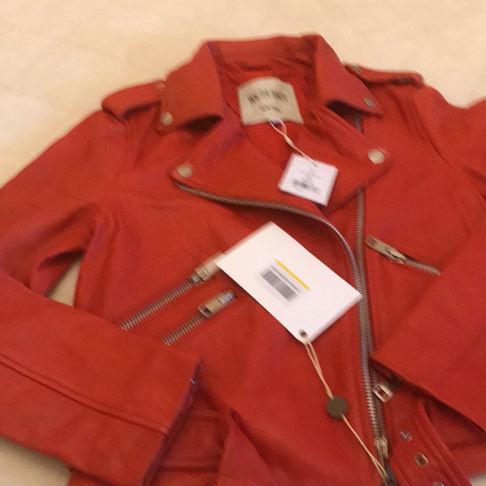 NWT WALTER BAKER Ellette Leather Jacket